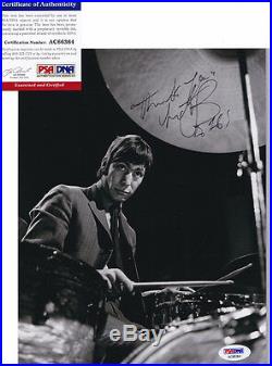 Charlie Watts The Rolling Stones Signed Autograph 8x10 Photo Psa/dna Coa #1