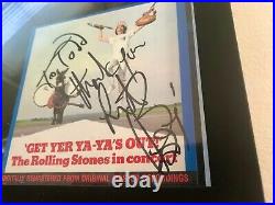 Charlie Watts / The Rolling Stones Signed Autographed Photo Framed COA