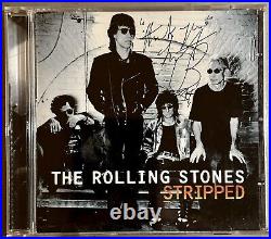 Charlie Watts The Rolling Stones Stripped Autographed Signed CD Not Vinyl
