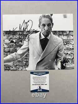 Charlie Watts autographed signed 8x10 photo Beckett BAS COA Rolling Stones INSR