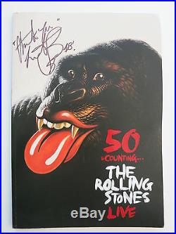 Charlie Watts/rolling Stones Signed Program Proof + Coa! Rare Autographed