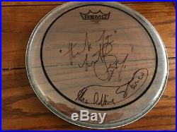 Charlie Watts signed drumhead ACOA LOA + Proof! Rolling Stones autographed