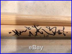 Charlie Watts signed drumstick coa + Proof! Rolling Stones autographed