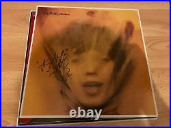 Charlie watts signed 12x12 Photo Rolling Stones Goats Head