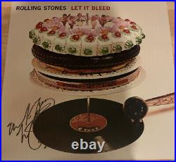 Charlie watts signed 12x12 Photo Rolling Stones Let It Bleed