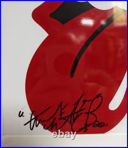 Charly Watts Rolling Stones Hand Signed Mounted Autograph with cert 18 x 12