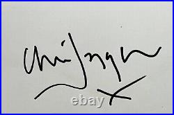 Chris Jagger Signed Autograph Index Card Rolling Stones