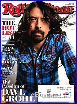 DAVE GROHL Signed Autographed FOO FIGHTERS Rolling Stone Magazine PSA/DNA