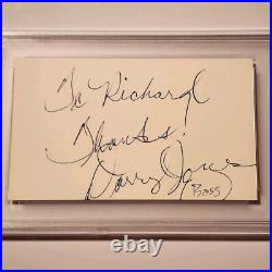 Darryl Jones Rolling Stones Vintage PSA DNA Signed Musician Autograph Auto COA 1
