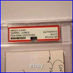 Darryl Jones Rolling Stones Vintage PSA DNA Signed Musician Autograph Auto COA 1