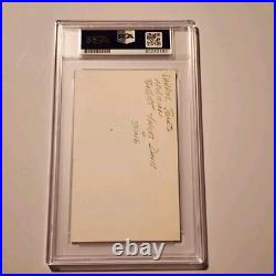 Darryl Jones Rolling Stones Vintage PSA DNA Signed Musician Autograph Auto COA 1