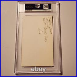 Darryl Jones Rolling Stones Vintage PSA DNA Signed Musician Autograph Auto COA 2