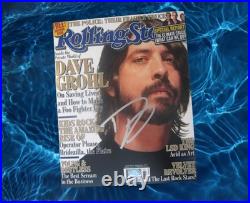 Dave Grohl Autographed Signed Rolling Stone Cover Photo COA Nirvana Foo Fighters