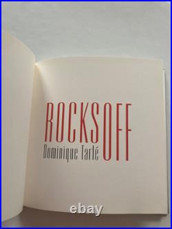 Dominique tarle Rocks Off RARE book Rolling Stones The Who Animals 1/1000 signed