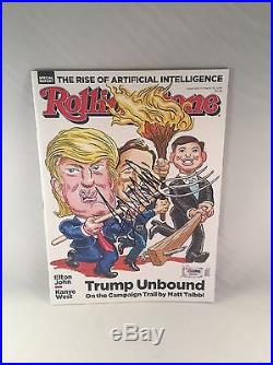 Donald Trump Signed Rolling Stone Magazine Trump Unbound Psa Dna