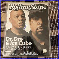 Dr. Dre Signed Rolling Store Cover Photo With Coa