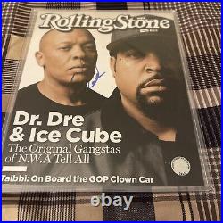 Dr. Dre Signed Rolling Store Cover Photo With Coa