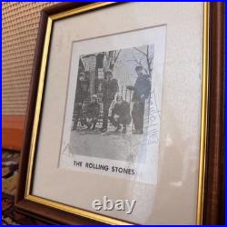 Early 1963 The Rolling Stones Charlie Watts Bill Wyman Signed Autograph Picture