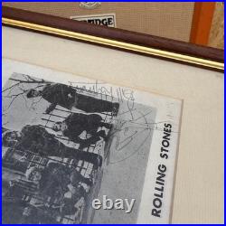 Early 1963 The Rolling Stones Charlie Watts Bill Wyman Signed Autograph Picture