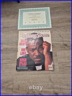 Eddie Murphy signed Rolling Stones Magazine Cover autograph with COA RARE 1989