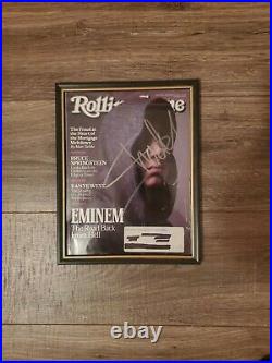 Eminem Signed Magazine Slim Shady Autograph Auto Rolling Stone HUGE RARE