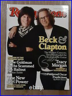 Eric Clapton Autographed Signed March 2010 Rolling Stone Magazine No Label Rare
