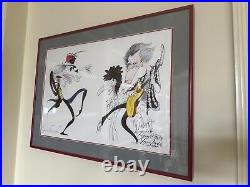 Extremely Rare (signed) Gerald Scarfe caricature of Rolling Stones