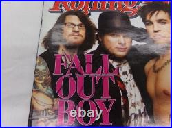Fall Out Boy Signed Rolling Stones Magazine March 8, 2007 Autographed Issue 1021