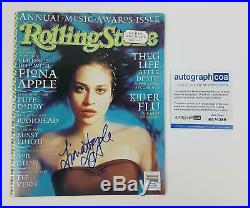 Fiona Apple Autographed Signed Rolling Stone Magazine ACOA