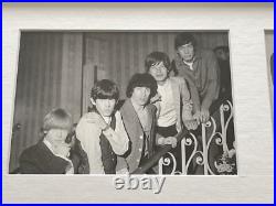 Framed 1965 Signed by The Rolling Stones TWA Postcard & Photos & Provenance Framed 1965 Signed by The Rolling Stones TWA Postcard & Photos & Provenance