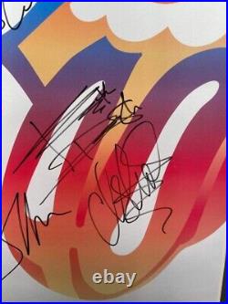Framed Rolling Stones Autographs with COA