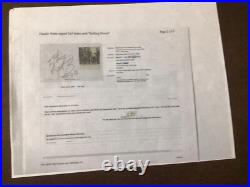 Framed Rolling Stones Photo Jagger/Richards/Watts Autograph Cards COAs -REDUCED