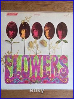 Fully signed Rolling Stones Album, Flowers with provenance. Super signatures