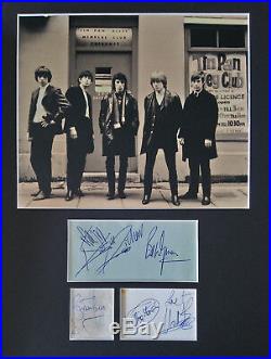 GENUINE 1960s ROLLING STONES AUTOGRAPHS signed MICK JAGGER KEITH RICHARDS