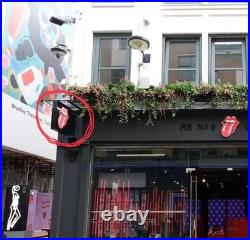 Genuine Rolling Stones Store Metal Sign From Carnaby Street London