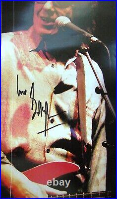 Genuine hand signed Bill Wyman poster of Rhythm Kings Tour. 100% original