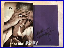 HAND SIGNED Keith Richards Life Dated 2010 1st ed. /1st Print Rolling Stones