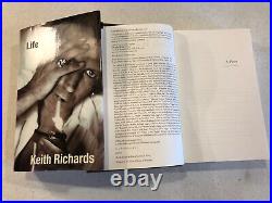 HAND SIGNED Keith Richards Life Dated 2010 1st ed. /1st Print Rolling Stones