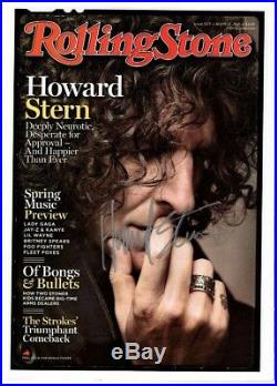 HOWARD STERN signed autographed ROLLING STONE magazine