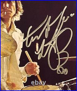 Hand Signed 10x8 photo BILL WYMAN & CHARLIE WATTS Rolling Stones RARE + my COA