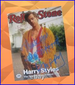 Harry Styles One Direction Signed Autographed 8x10 Rolling Stone Cover Photo COA
