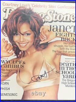 JANET JACKSON Signed Autographed Rolling Stone Magazine