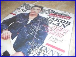 Jakob Dylan Wallflowers Rolling Stones Signed Autographed Magazine PSA Guarantee