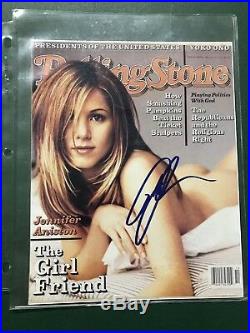 Jennifer Aniston Autograph THE Rolling Stone cover