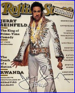 Jerry Seinfeld Autographed Rolling Stone Cover Custom Display. Jsa Coa