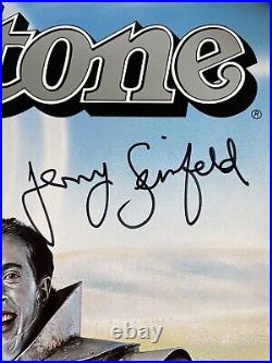 Jerry Seinfeld Signed Autographed Rolling Stone Promotional 18x22 Poster Psa/Dna