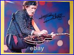 KEITH RICHARDS Hand Signed Photo Autograph 10 X 8 The Rolling Stones Guitarist