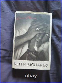 KEITH RICHARDS'LIFE' Signed Autobiography Autographed 2010 ROLLING STONES LIFE