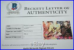 KEITH RICHARDS (Rolling Stones) Signed Autographed SATANIC MAJESTIES Album COA