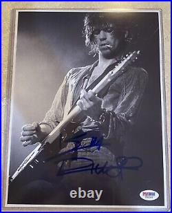 KEITH RICHARDS SIGNED 8x10 THE ROLLING STONES PSA/DNA AUTHENTICATION PERFECT